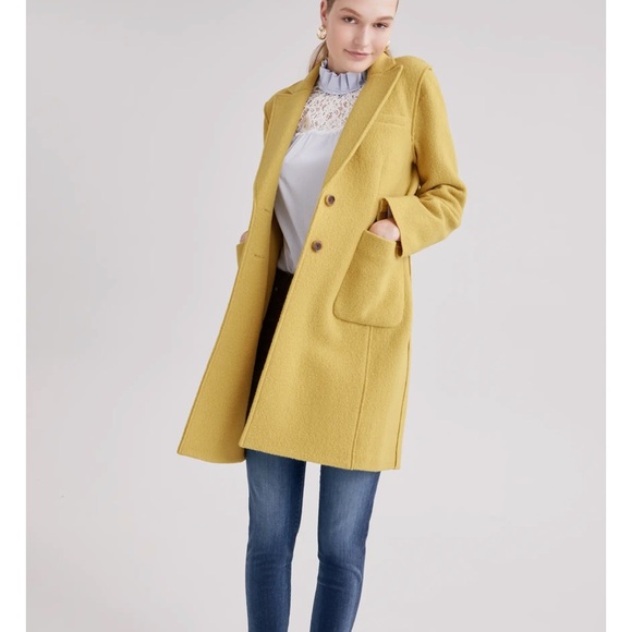 J. Crew Jackets & Blazers - EUC J.Crew Olga Boiled Wool Topcoat